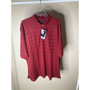 Hathaway Golf Polo Shirt Red Size XXL New Pattern